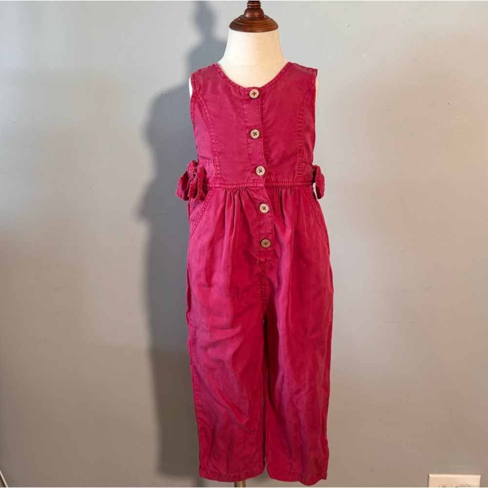 MAYORAL- Pink Button-Up Jumpsuit Size: 3 girl toddler